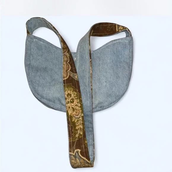 Floral Brown Shoulder Bag - Picture 5 of 6